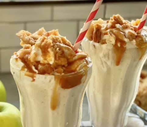 Healthier Caramel Apple Blizzard