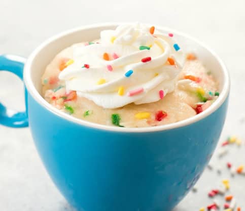 Birthday Cake Mug Cake